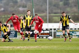 Hebburn Town in action.