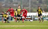 Hebburn Town in action.