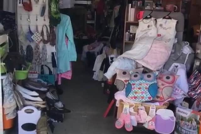 The People's Angels run a shop out of Lynn's garage to raise funds.