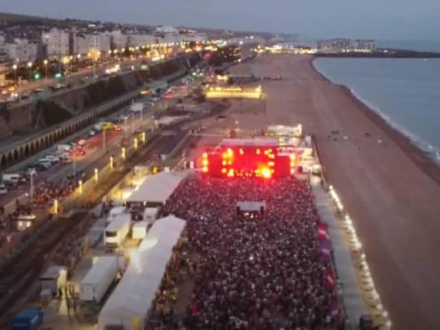 Giles Dalby has been convicted in court after crashing a drone at a live music concert. 