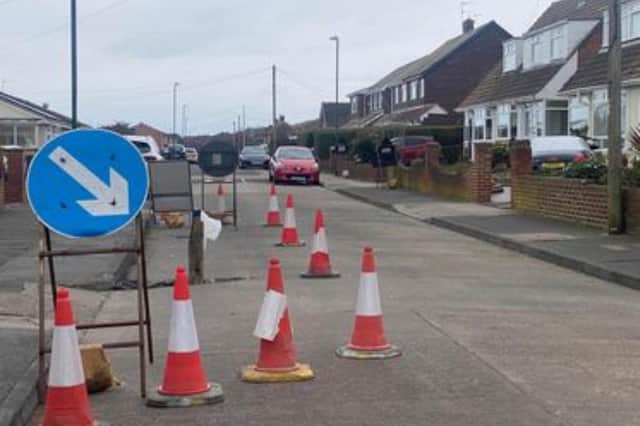 South Tyneside Council has cordoned off the area.