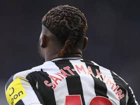 Newcastle United winger Allan Saint-Maximin.