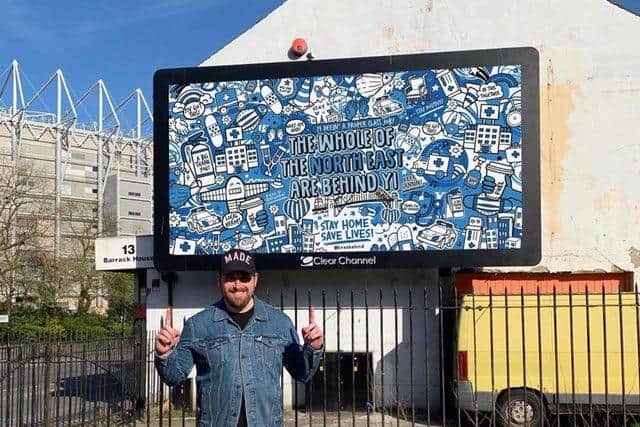 Illustrator James Dixon's pieces can be seen across the North East