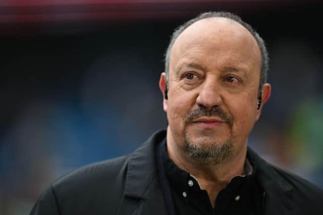 Former Newcastle United manager Rafa Benitez at the Etihad Stadium earlier this season.