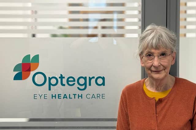 Ruth is delighted to start her treatment for Dry AMD