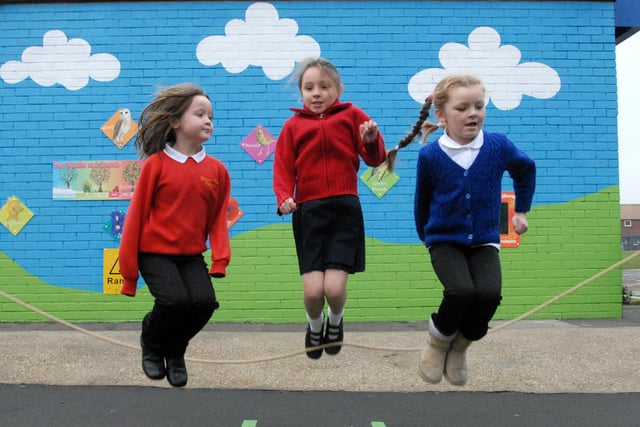 A skipping competition looked like great fun at Temple Park Infants School in 2007.
