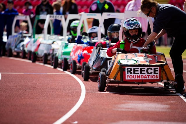 Greenpower North East Goblin race event at Gateshead International Stadium. Photographer: Adam Pigott.
