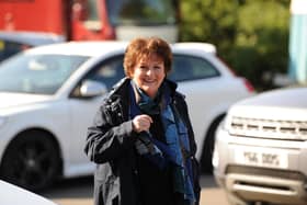 Leading Vera actress Brenda Blethyn visiting Tyne and Wear Riding for the Disabled at the Washington Riding Centre.