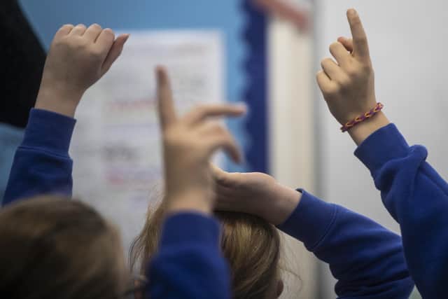 School children in a classroom. PIC: Danny Lawson/PA Wire