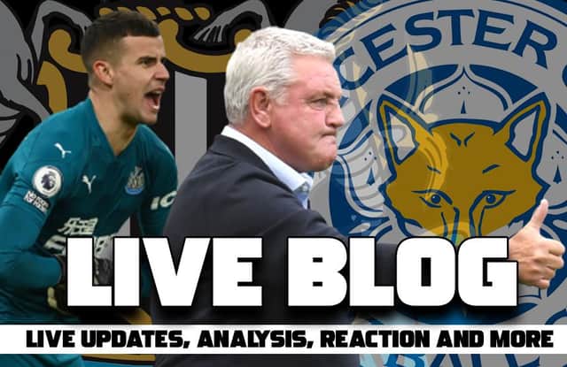 Newcastle United host Leicester City at St James's Park this afternoon.