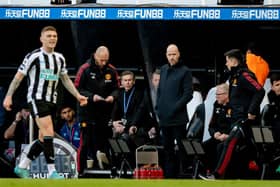 Manchester United manager Erik ten Hag has criticised the Premier League schedule (Photo by Ash Donelon/Manchester United via Getty Images)