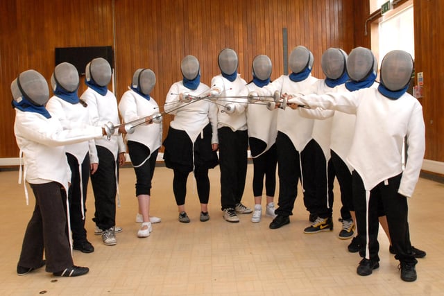 Did you have a go at fencing?