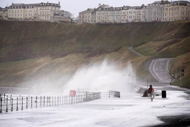 As Storm Babet hits the UK, the Met Office have issued further updates affecting the Yorkshire coast.  Photo: Richard Ponter