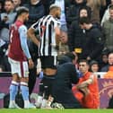 Alan Shearer was critical of the decision to allow Emi Martinez to continue during Aston Villa's game with Newcastle United (Photo by LINDSEY PARNABY/AFP via Getty Images)