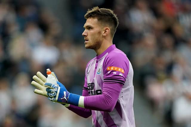 Newcastle United goalkeeper Freddie Woodman.