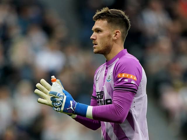 Newcastle United goalkeeper Freddie Woodman.