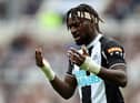 Newcastle United winger Allan Saint-Maximin. (Photo by George Wood/Getty Images)