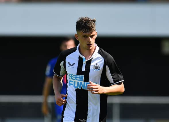 Newcastle United forward Tom Allan. (Photo credit: Frank Reid)