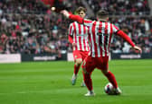 Lynden Gooch playing for Sunderland against Hull City.