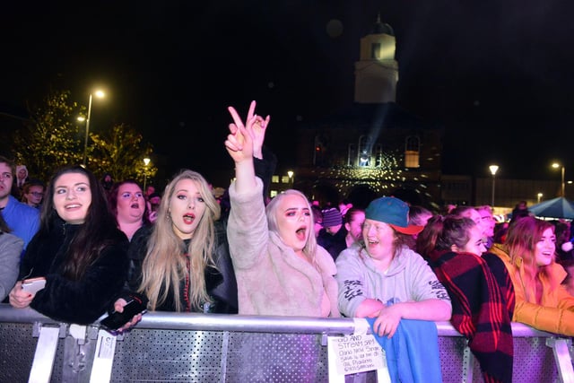 Were you in the crowds at South Shields Christmas lights switch-on 4 years ago?