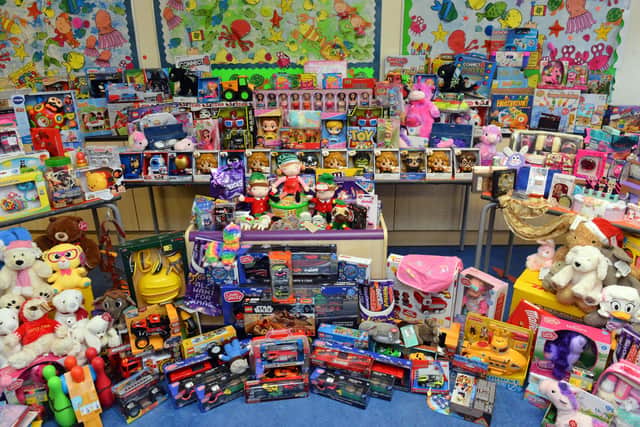 Some of the Christmas toys donated in last year's appeal.