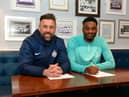 South Shields have completed the permanent signing of forward Jordy Mongoy from Wealdstone, subject to receiving FA clearance. Picture by Kev Wilson.