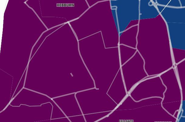 In the seven days up to March 17, Hebburn South recorded a case rate of 604.5 per 100,000 people. A total of 59 cases were recorded - a rise of 73.5% from the previous week.