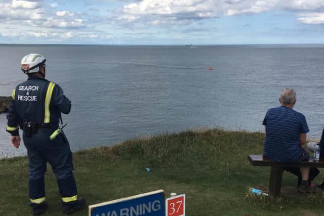 Witnesses have said they have seen the RNLI attend the incident.