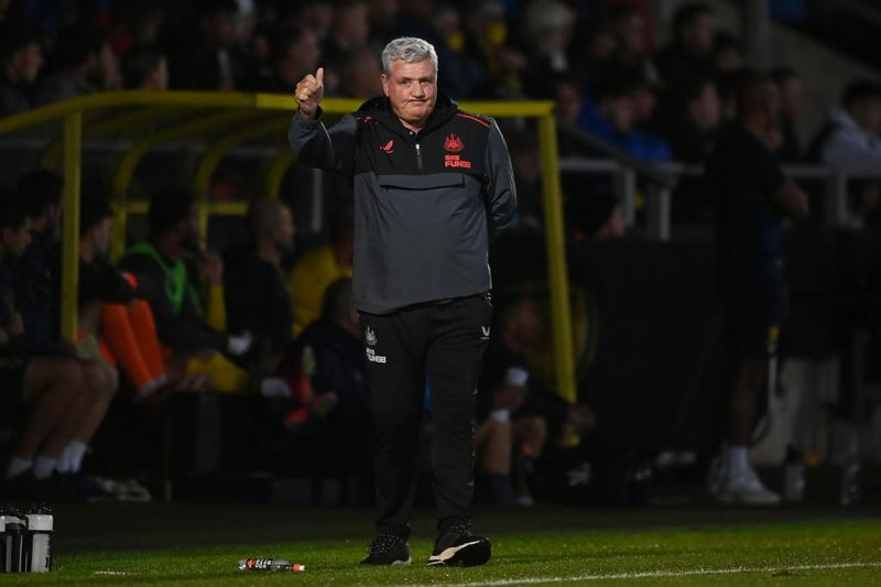 Newcastle United head coach Steve Bruce. (Photo by Michael Regan/Getty Images)