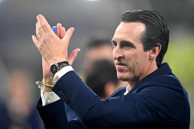 Aston Villa manager Unai Emery turned Newcastle United down last year.