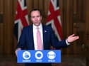 Health Secretary Matt Hancock will update MPs today