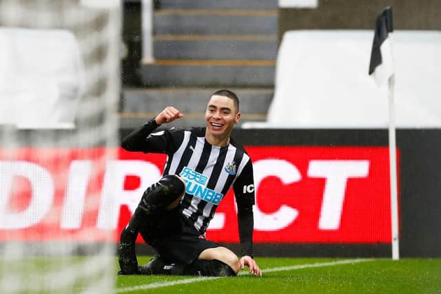 Newcastle United star Miguel Almiron. (Photo by Jason Cairnduff - Pool/Getty Images)