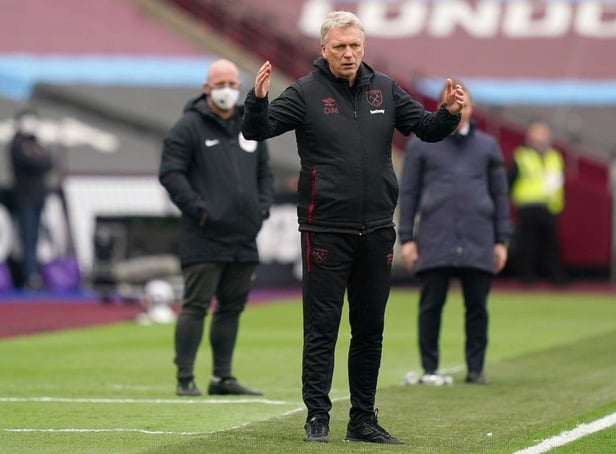 West Ham manager David Moyes.