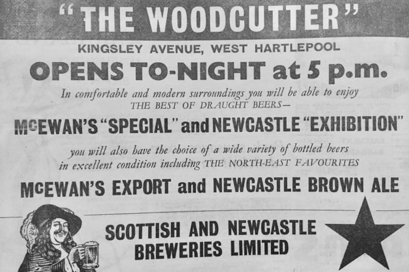 The Woodcutter opened in 1961 in Kingsley Avenue and had its own off licence on the side of the building. Does this bring back memories? Photo: Hartlepool Museum Service.