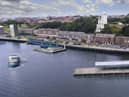 Plans for a new Shields Ferry landing at North Shields Fish Quay. Photo: Nexus.