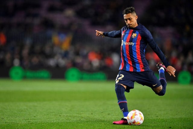 Raphinha helped Leeds survive relegation last season before earning himself a dream move to Barcelona. The 26-year-old has struggled at the Camp Nou, completing a full 90 minutes on just one occasion in the league.