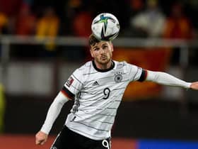 Timo Werner in action for Germany (Photo by NIKOLAY DOYCHINOV/AFP via Getty Images)
