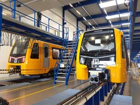 Inside the new Metro carriages