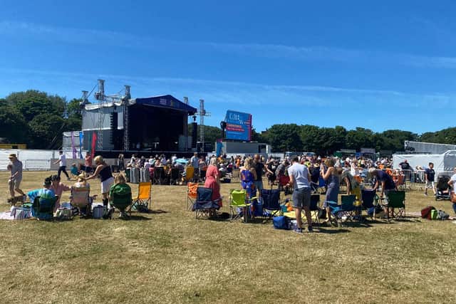 Priority ticket holders arrive at Bents Park on Sunday, July 10 to watch Will Young headline the first free summer concert of the season.