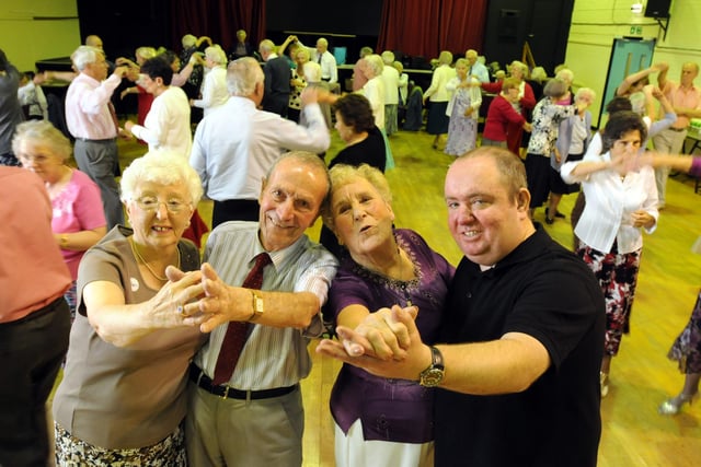 An Older People's Tea Dance Festival in 2012. Audrey Ransome, Norman Cheesman, Thelma Musgrave and Simon Handy got our photographer's attention.