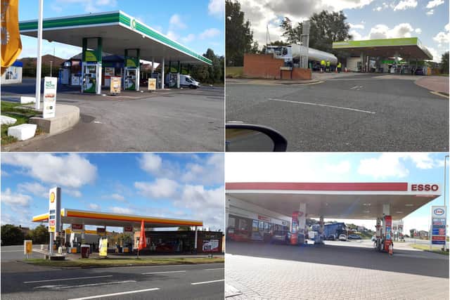 Petrol stations across Sunderland and South Tyneside appeared to be quiet on Wednesday, September 30.