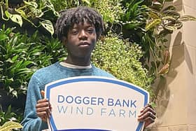 South Shields student Ethan Ofosu has received a scholarship from Dogger Bank Wind Farm.
