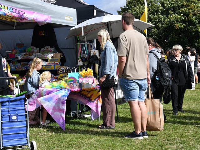 There are plenty of stalls to choose from.