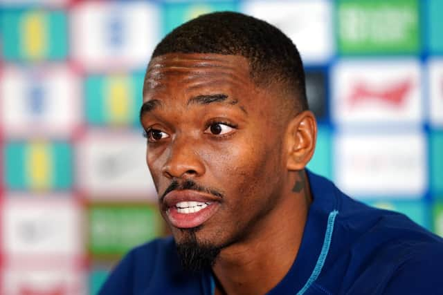 England's Ivan Toney during a press conference at St. George's Park, Burton-on-Trent.