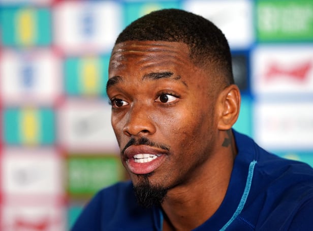 England's Ivan Toney during a press conference at St. George's Park, Burton-on-Trent.