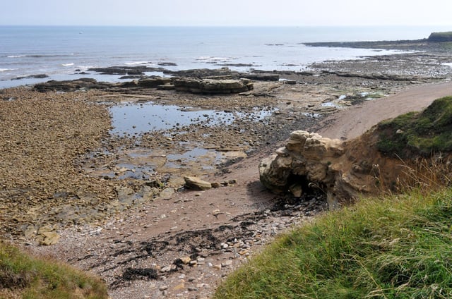 Jacky's Beach lies between Whitburn Bay at Seaburn and The Wherry, near Marsden. (Photo by David Allan)