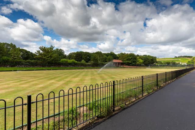 The park's bowling green has been refurbished.