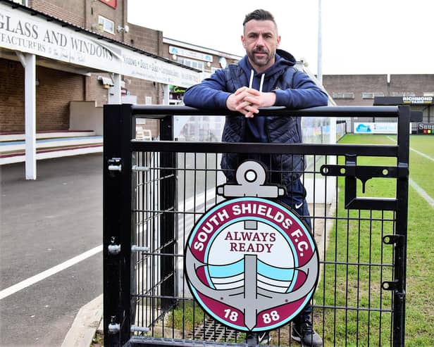 South Shields FC manager Kevin Phillips. (Kevin Wilson/South Shields FC).
