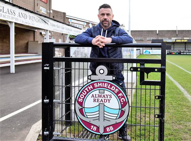 South Shields FC manager Kevin Phillips. (Kevin Wilson/South Shields FC).