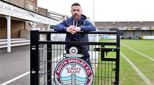 South Shields FC manager Kevin Phillips. (Kevin Wilson/South Shields FC).